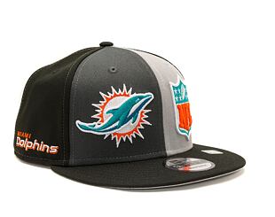 Kšiltovka New Era 9FIFTY NFL Sideline 23 Miami Dolphins Graphite