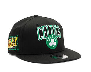 Kšiltovka New Era 9FIFTY NBA Patch Boston Celtics Black / Emerald Green
