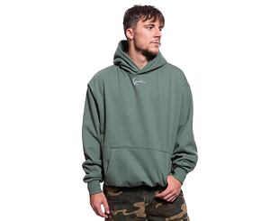 Mikina Karl Kani Small Signature Os Heavy Sweat Hoodie dusty green