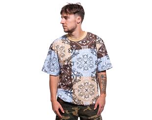 Triko Karl Kani Small Signature Paisley Tee sand/multicolor