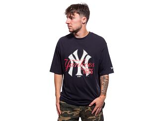 Triko New Era MLB Lifestyle Oversized Tee New York Yankees Navy / White