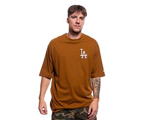 Triko New Era League Essentials Oversized Tee Los Angeles Dodgers Toasted Peanut / Stone
