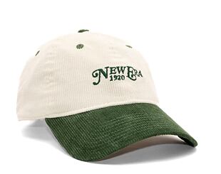 Kšiltovka New Era 9TWENTY Contrast Cord Chrome White / Botanic Green