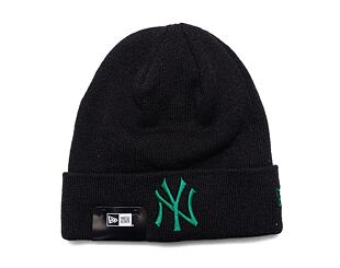 Kulich New Era MLB League Essential Cuff Beanie New York Yankees Black / Melachite Green