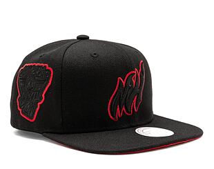 Kšiltovka Mitchell & Ness Tc Bottoms Snapback Hwc NBA MIAMI HEAT Black