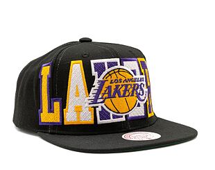 Kšiltovka Mitchell & Ness Varsity Bust Snapback NBA LOS ANGELES LAKERS Black