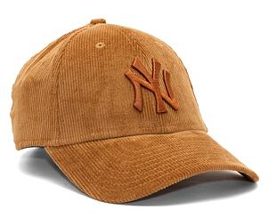 Kšiltovka New Era 9FORTY MLB Cord New York Yankees Caramel Brown / Caramel Brown