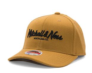 Kšiltovka Mitchell & Ness - Branded Pinscript Classic Red - Tan
