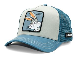 Kšiltovka Capslab Looney Tunes Trucker - Bugs Bunny - Grey / Grey