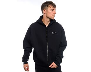 Mikina Karl Kani - Chest Signature Essential Zip Hoodie - Black