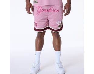 Kraťasy New Era - MLB Floral Mesh - NY Yankees - Pink