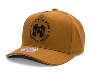 Kšiltovka Mitchell & Ness - Branded - Interlock Crest Pro Snapback - Tan