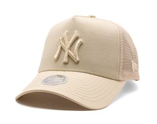 Dámská Kšiltovka New Era - MLB League Essential 9FORTY Trucker - NY Yankees - Cream