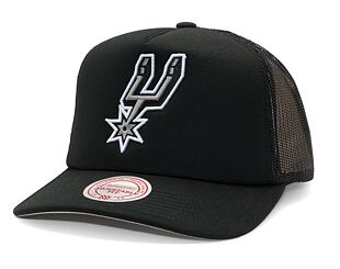 Kšiltovka Mitchell & Ness - San Antonio Spurs - Evergreen Trucker - Black