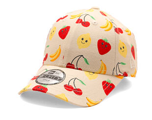 Dětská Kšiltovka New Era - Branded Fruit 9FORTY - Cream