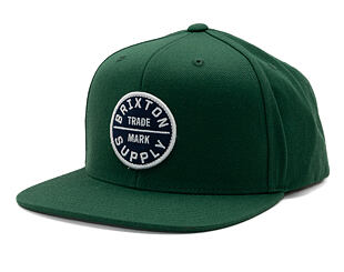 Kšiltovka Brixton - Oath Iii Snapback - Pine Needle/Pine Needle