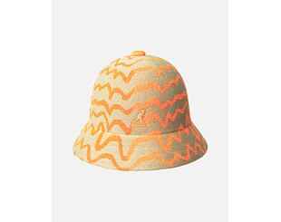 Klobouk Kangol - Meltdown Casual - Beige/Electric Kumquat