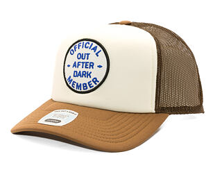 Kšiltovka Brixton - Out After Dark Np Hp Trucker H - Pinecone Brown/Whitecap