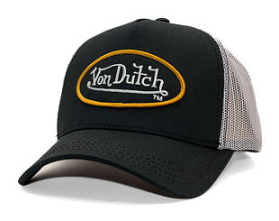 Kšiltovka Von Dutch - Trucker - Classic Logo Black/Grey