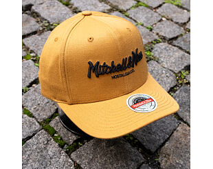 Kšiltovka Mitchell & Ness - Pinscript Classic Red - Own Brand - Mustard/Black