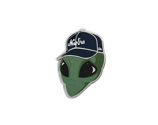 Připínáček New Era - Branded Cap Pin - Alien - Silver