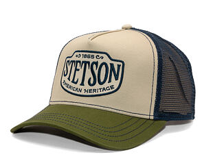 Kšiltovka Stetson - Trucker Cap - Western Patch - 45