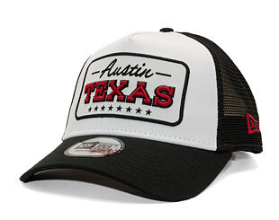 Kšiltovka New Era - Branded Location Patch 9FORTY Trucker - Black