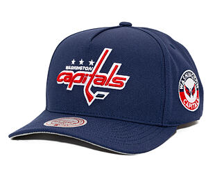 Kšiltovka Mitchell & Ness - Washington Capitals - Double Clutch Pro Snapback - Navy