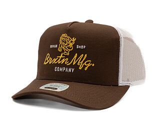 Kšiltovka Brixton - Tolman MP Trucker - Pinecone Brown/White