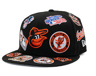 Kšiltovka New Era - MLB All Over Logo 59FIFTY - Baltimore Orioles - Team Color