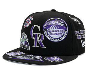 Kšiltovka New Era - MLB All Over Logo 59FIFTY - Colorado Rockies - Team Color