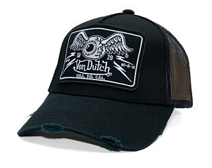 Kšiltovka Von Dutch - Trucker - Eye Out Logo Black