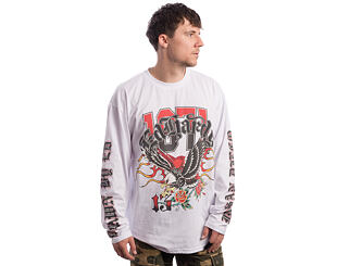 Triko s dlouým rukávem Ed Hardy - 1971 Tattoo Eagle Graphic  - Bright White