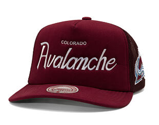 Kšiltovka Mitchell & Ness - Head Coach Trucker - NHL - Colorado Avalanche - Maroon