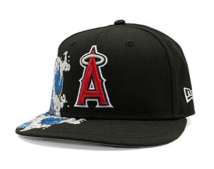 Kšiltovka New Era - MLB "Tidal Wave" 59FIFTY - Anaheim Angels - Black