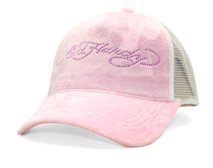 Kšiltovka Ed Hardy - Diamante Velour 5 Panel Trucker Cap