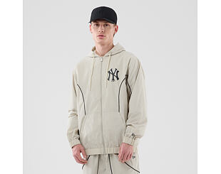 Bunda New Era - MLB Piping Track Jacket - NY Yankees - Stone