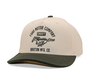 Kšiltovka Brixton - Ford Mustang Snapback - Wimbledon White