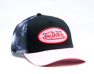 Dámská Kšiltovka Von Dutch - Baseball - Galaxy Mesh Patch - Black / Pink