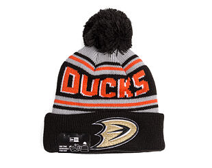 Kulich New Era - NHL Evergreen Wordmark Pom Medium Knit - Anaheim Ducks - Team Color