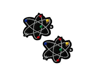 Nažehlovačka Monoquick - Atomium (2 ks) 2,6 x 2,9 cm