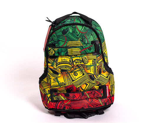 Batoh Sprayground Rasta Money Skate