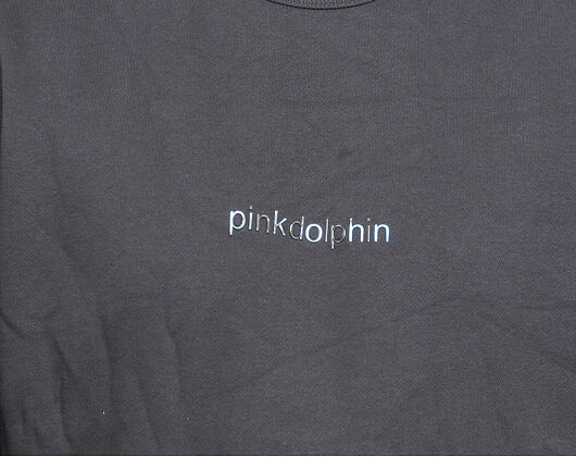 Mikina Pink Dolphin Classic Crewneck Charcoal