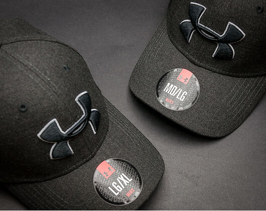Kšiltovka Under Armour Closer Black/Amalgam Grey Fitted Cap