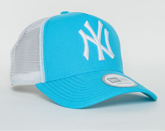 Kšiltovka New Era Clean Trucker New York Yankees Azure/White Snapback