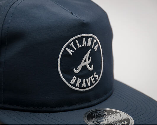 Kšiltovka New Era Taslan Emblem Atlanta Braves Navy 9FIFTY Clipback