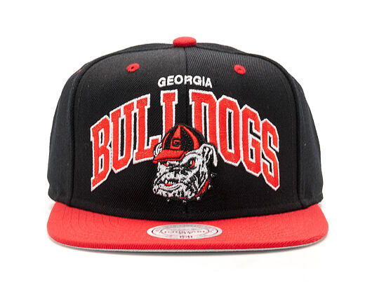 Kšiltovka Mitchell & Ness Team Arch Georgia Bulldogs Black/Red Snapback