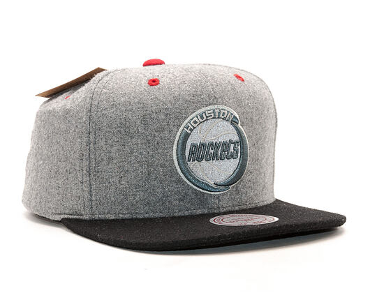 Kšiltovka Mitchell & Ness Greyton Houston Rockets Grey/Black Snapback