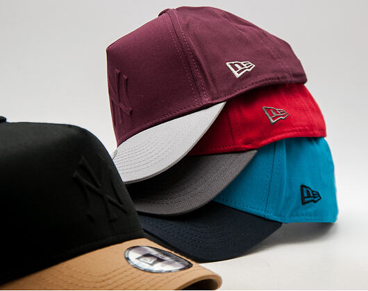 Kšiltovka New Era Gel In Fill New York Yankees Scarlet 9FORTY A-FRAME Snapback