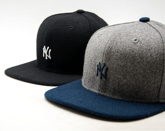 Kšiltovka New Era Melton Mini Logo New York Yankees Black 9FIFTY Snapback